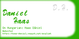 daniel haas business card